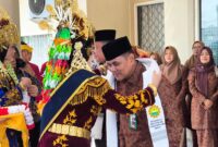 Suasana Penerimaan Khafilah MTQ ke 54 Tingkat Provinsi Jambi