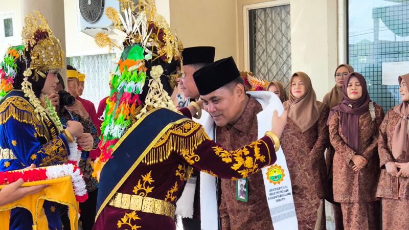 Suasana Penerimaan Khafilah MTQ ke 54 Tingkat Provinsi Jambi