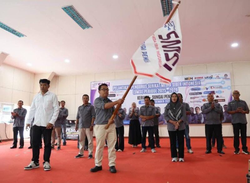 Pelantikan Pengurus SMSI Kerinci-Sungai 2025-2028 di Gedung Nasional