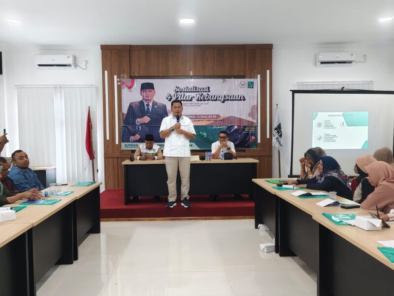 Sosialisasi Empat Pilar MPR RI, Elpisina: Literasi Kebangsaan dan Literasi Digital Harus Berjalan Beriringan (Foto: Anil)