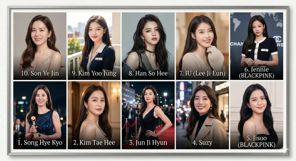 wanita tercantik di korea selatan versi factual index