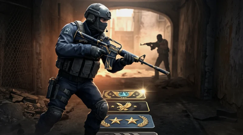 Urutan Rank CSGO Terlengkap, Panduan Taktis Peringkat Kompetitif dari Silver ke Global Elite (Foto: Ai)
