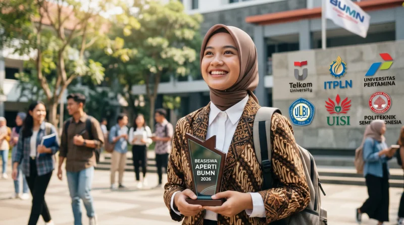 Ilustrasi. Beasiswa Aperti BUMN 2026 Kuliah Gratis di 6 Kampus Top Resmi Dibuka 