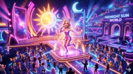 Zara Larsson Rilis Konser Interaktif Midnight Sun di Roblox, Gandeng Sony Immersive Studios (Foto: Ai)