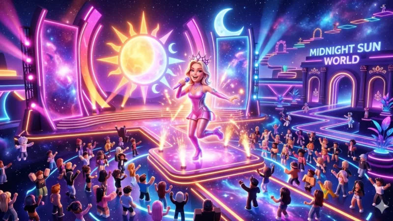 Zara Larsson Rilis Konser Interaktif Midnight Sun di Roblox, Gandeng Sony Immersive Studios (Foto: Ai)