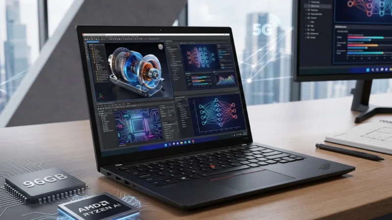 Lenovo Rilis Think Pad P14s Gen 7, Spesifikasi Workstation 14 Inci dengan RAM 96GB (Foto: Ai)