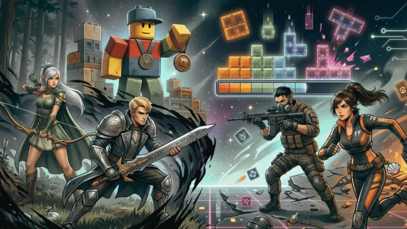 Peta Kekuatan Game Mobile di Indonesia, Roblox dan Block Blast! Geser MLBB (Foto: Ai)