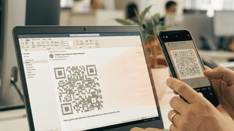 Ilustrasi. Modus Baru Phishing, Karakter Teks ASCII Dipakai Palsukan Kode QR Pembobol Data (Foto: Ai)