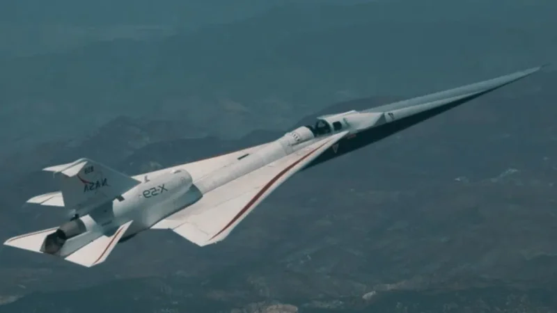 Pesawat X-59 NASA (Foto: NASA/Jim Ross/kumparan)