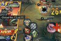 Build Luo Yi Tersakit 2026, Strategi Item Burst Damage dan Combo Yin Yang (Foto: duniagames)