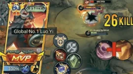 Build Luo Yi Tersakit 2026, Strategi Item Burst Damage dan Combo Yin Yang (Foto: duniagames)