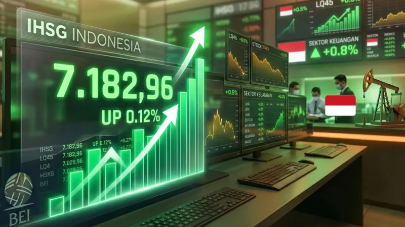 IHSG Menguat di Level 7.182 Saat Wall Street Merah, Simak Prediksi Hari Ini
