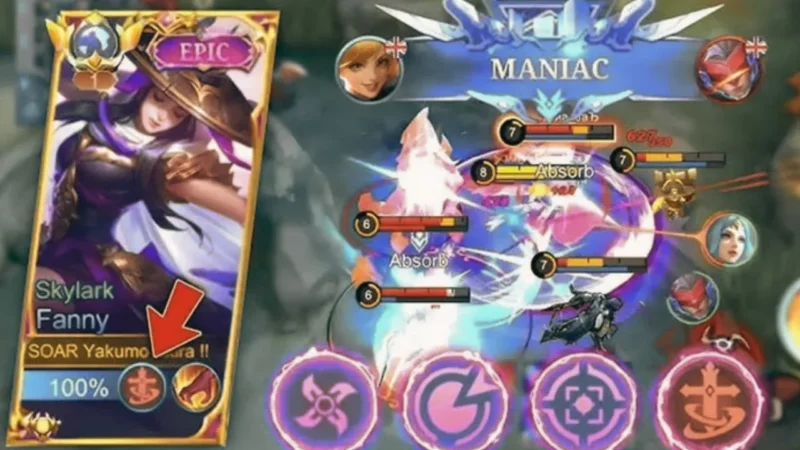 Build Fanny Hemat Energi, Rahasia Terbang Tanpa Batas di Mobile Legends (Foto: duniagames)
