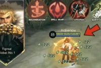 Build Tigreal Damage Tersakit, Transformasi Tank Jadi Fighter Mematikan