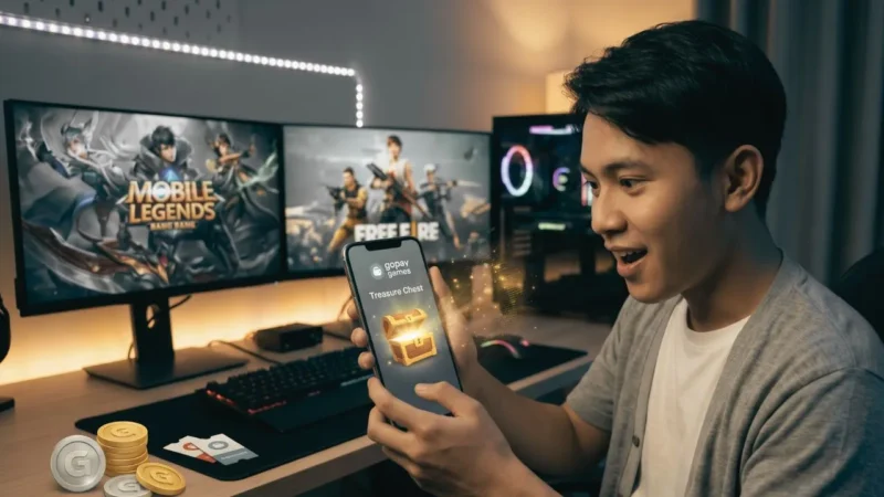 Strategi Untung Top-Up Game, Ini Cara Klaim Treasure Chest GoPay Games