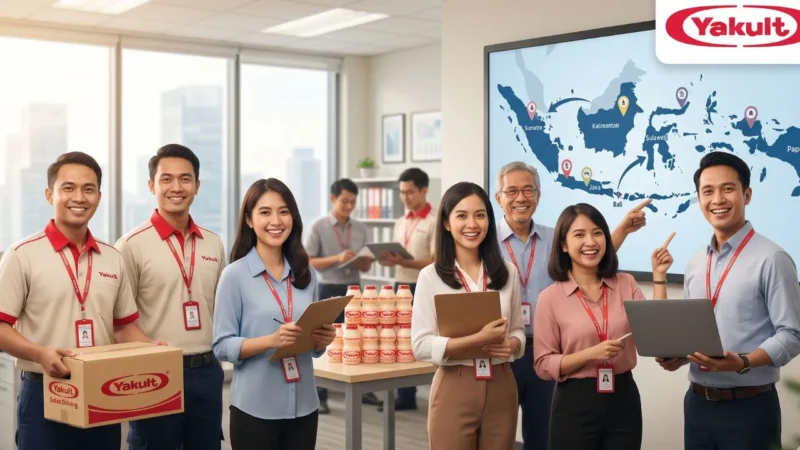Lowongan Kerja Yakult Mei 2026, Rekrutmen Besar-besaran 120 Posisi SMA-S1 (Foto: Ai)