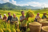 Beras Bukan Lagi Pemicu Utama Inflasi, Kesejahteraan Petani Padi April 2026 Meningkat Tajam