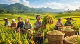 Beras Bukan Lagi Pemicu Utama Inflasi, Kesejahteraan Petani Padi April 2026 Meningkat Tajam