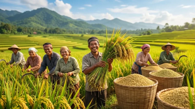 Beras Bukan Lagi Pemicu Utama Inflasi, Kesejahteraan Petani Padi April 2026 Meningkat Tajam