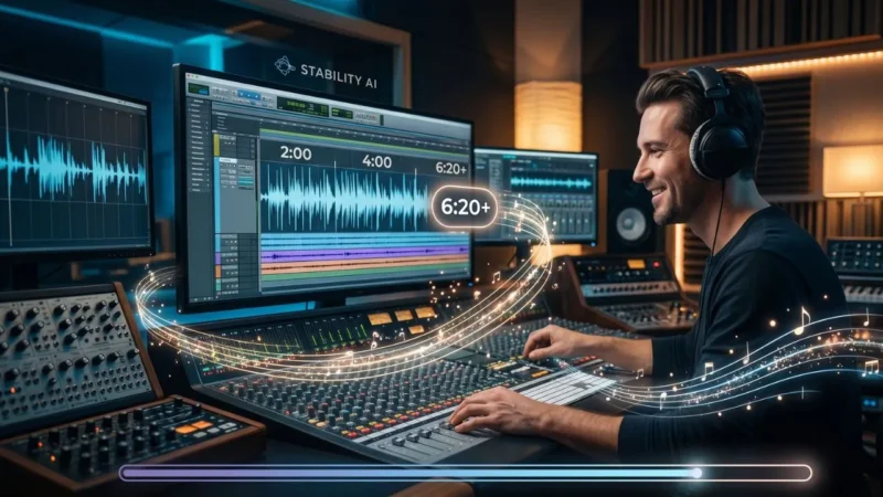 Stability Audio 3.0 Rilis, Model AI Musik Open Weights Berdurasi 6 Menit Lebih