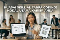 Ilustrasi AI di dunia kerja (Foto: Ai)