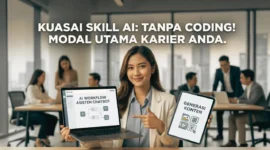Ilustrasi AI di dunia kerja (Foto: Ai)