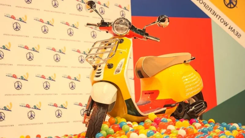 Harga Vespa Primavera Sean Wotherspoon Bekas Tembus Rp100 Juta (Foto: Vespa/medcom)