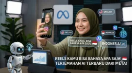 Meta Rilis Fitur Terjemahan AI Reels Bahasa Indonesia (Foto: Ai)