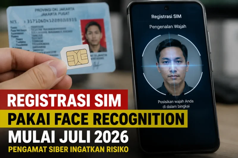 Registrasi SIM Pakai Face Recognition Mulai Juli 2026, Ini Risikonya