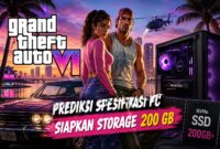 Prediksi Spesifikasi PC GTA VI, Siapkan Storage 200 GB (Foto: Ai))