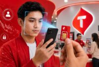 Cara Registrasi Biometrik Telkomsel untuk Kartu Prabayar (Foto: Ai)