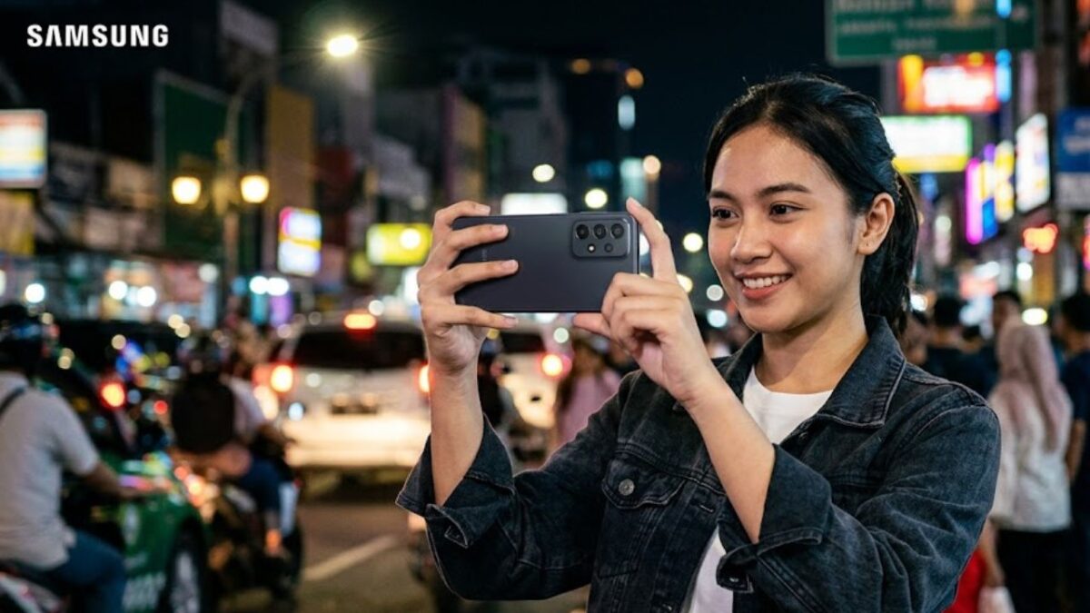 Fitur Nightography Samsung Galaxy A37 5G Bikin Video Malam Jernih (Foto: Ai)