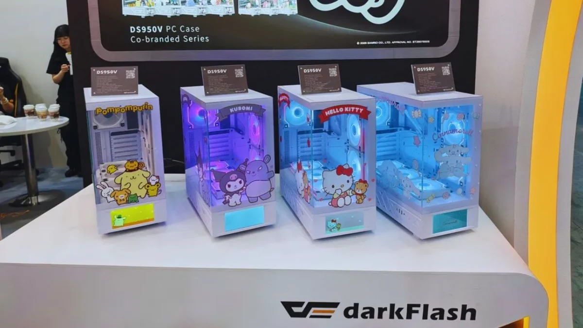 darkFlash Rilis Sasis Floatron F1 dan Kolaborasi Sanrio (Foto: medcom)