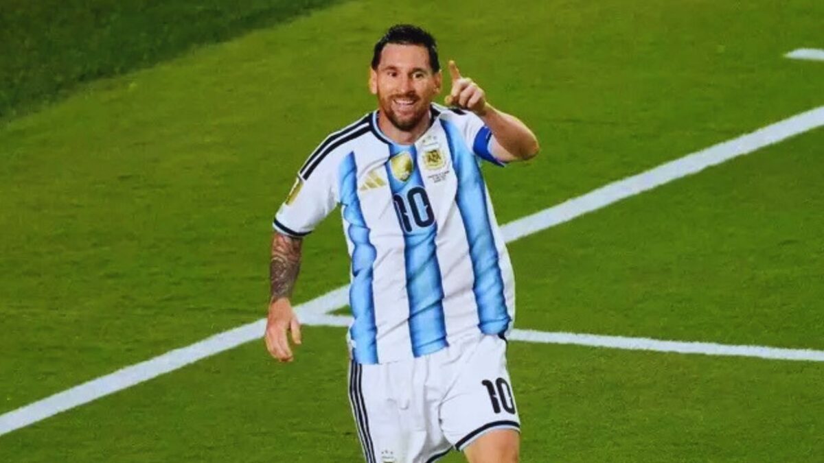Lionel Messi Cetak Rekor Gol Terbanyak Piala Dunia (Foto: AP/ Reed Hoffmann/investor)