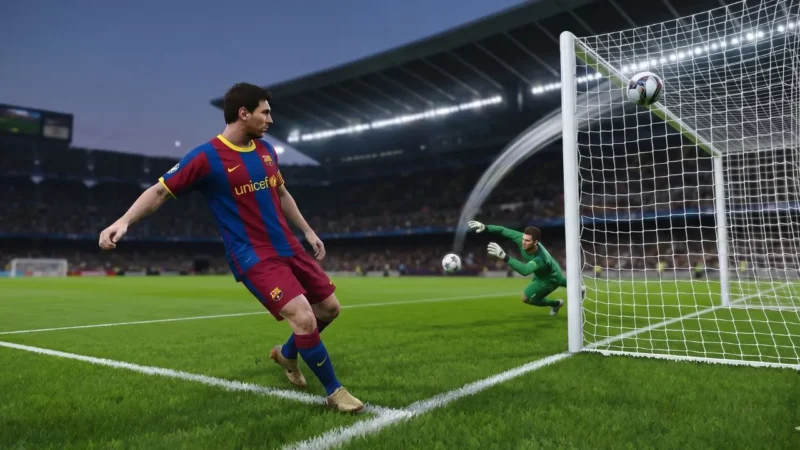 Cara Plesing di PES PS3 untuk Cetak Gol Melengkung Indah