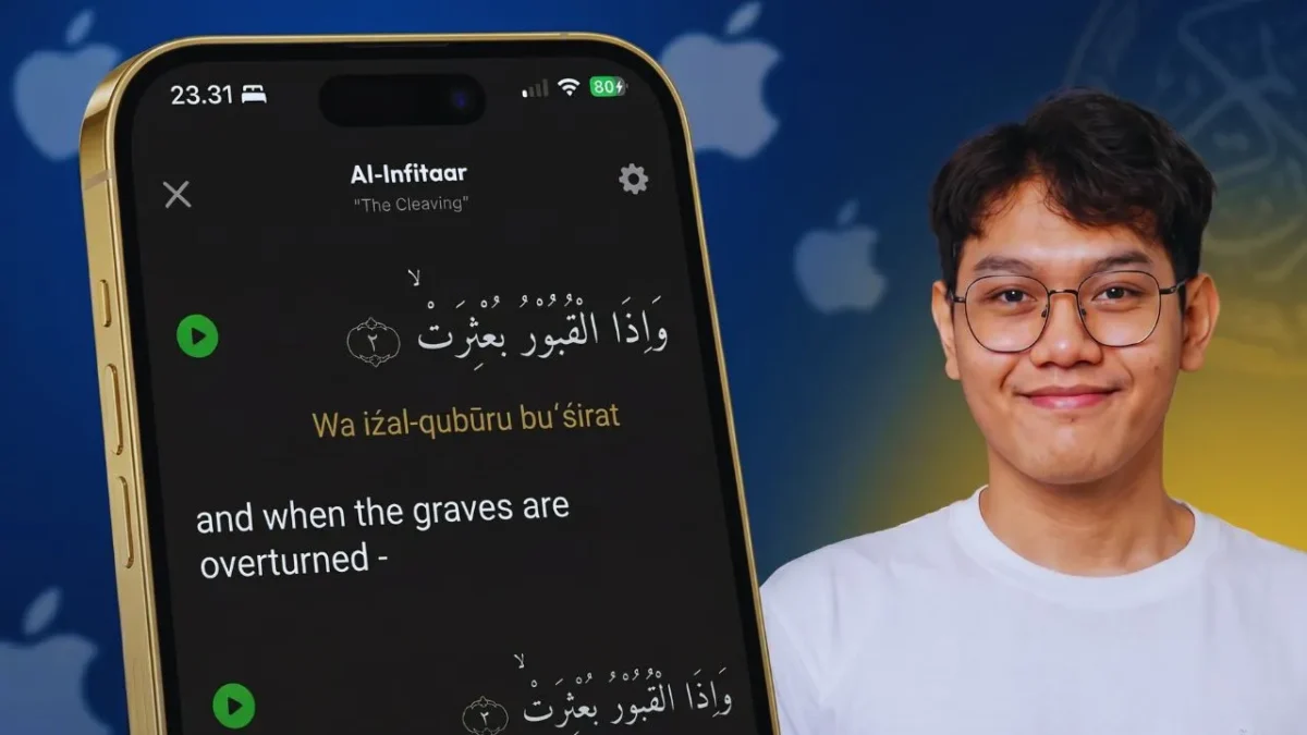 Bantu Anak Menghafal Al-Qur'an, Mahasiswa Unram Sabet Penghargaan Apple Swift Student Challenge 2026 (Foto: Apple/detiknet/ai)
