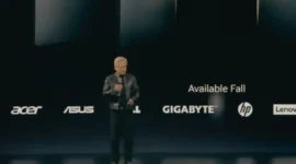 Jensen Huang, di ajang Computex 2026, 1 Juni 2026.(Foto: Nvidia/kompas)