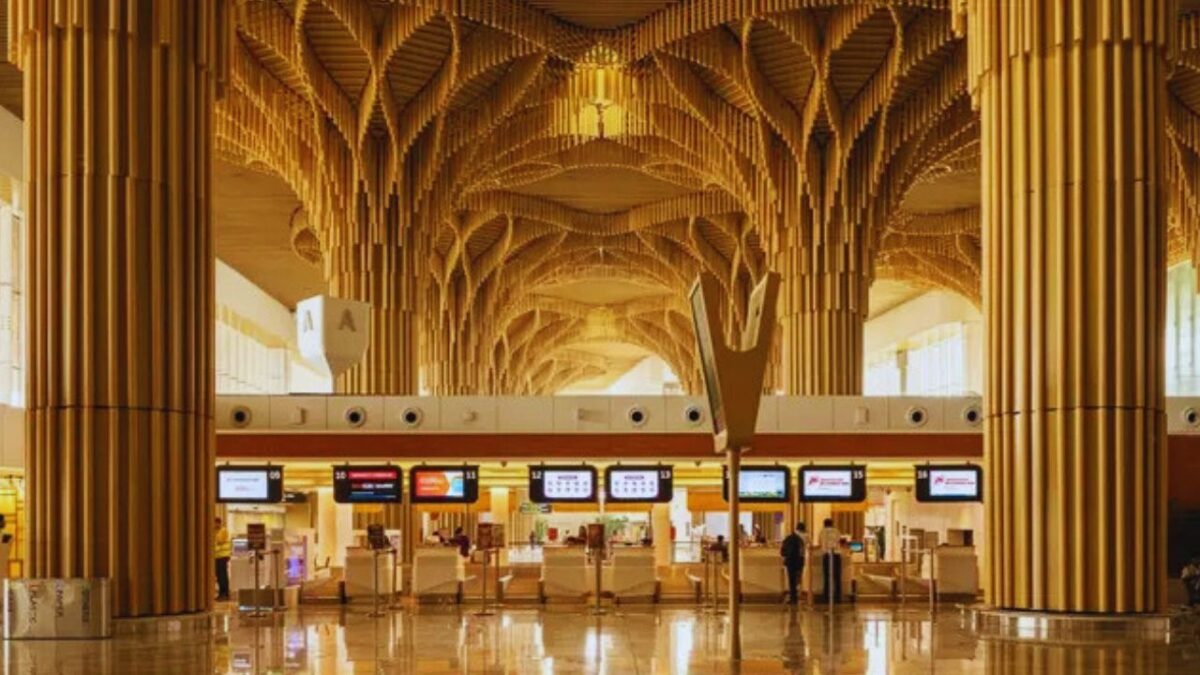 Bandara Internasional Lokapriya Gopinath Bardoloi, Terminal 2 - India. (Foto:  Tangkapan layar IG @prixversailles/https://www.instagram.com/p/DZo3hJNioND/?img_index=1/Dinny Mutiah/medcom)