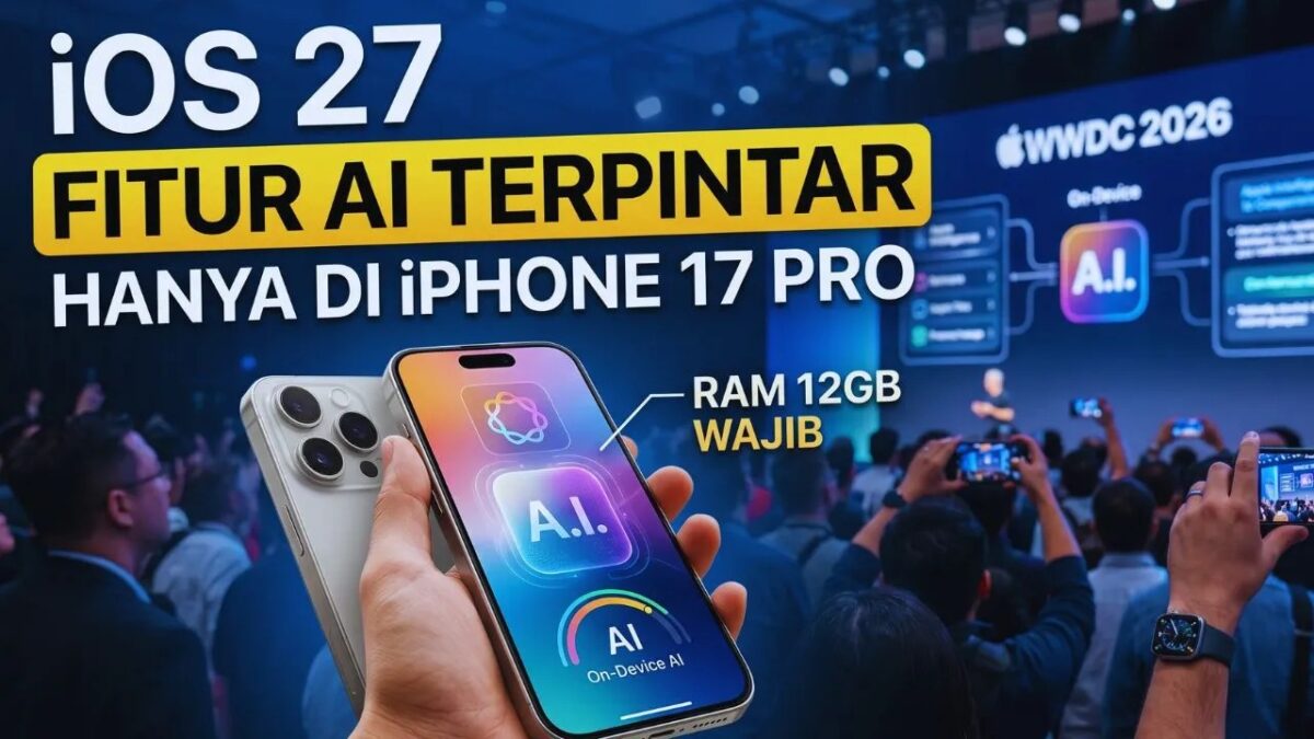 Fitur AI On-Device iOS 27 Hanya untuk iPhone 17 Pro (Foto: Ai)