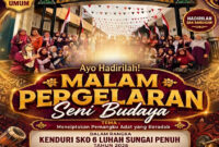 Luhah Rio Jayo Gelar Malam Pagelaran Seni Budaya, Malam Ini 
