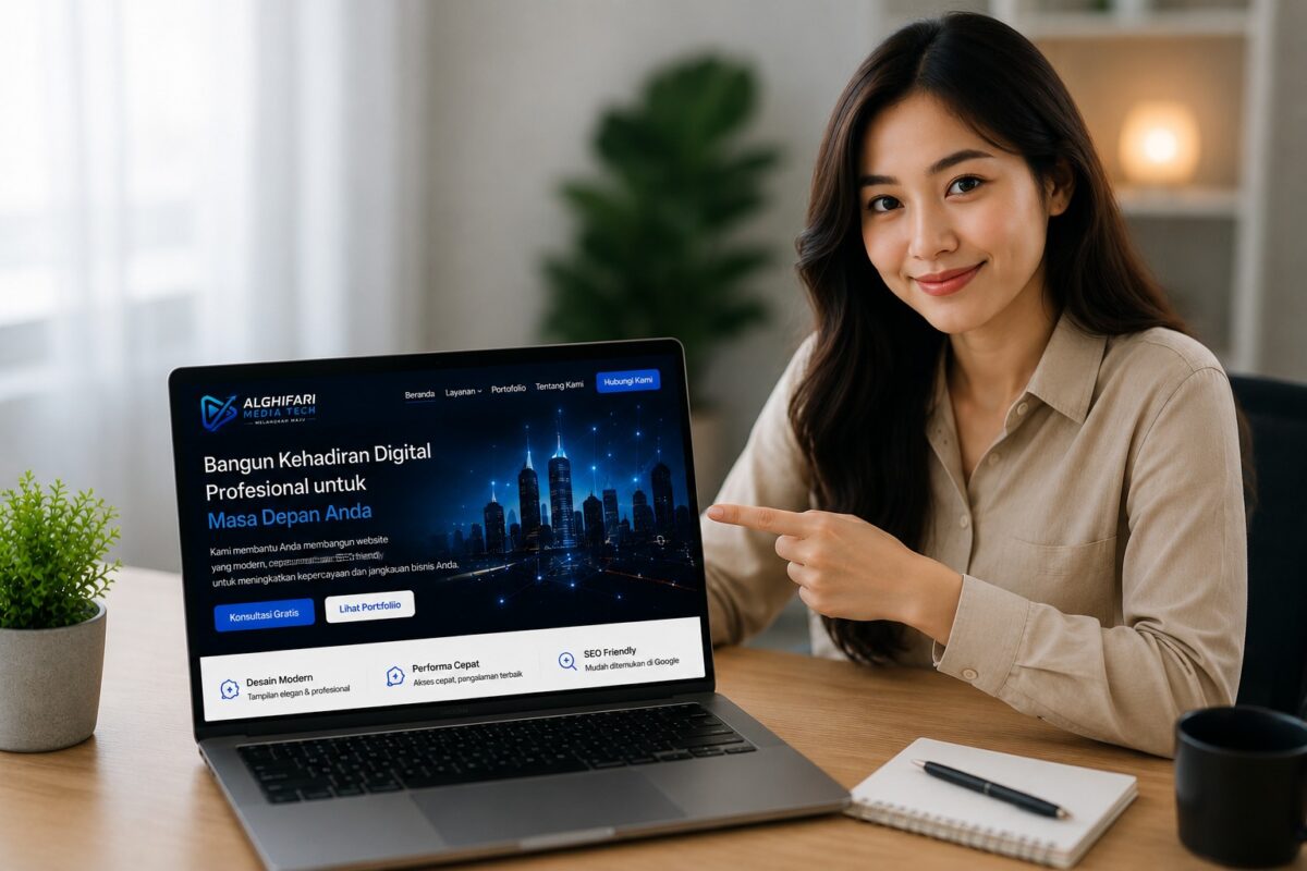 Alghifari Media Tech Hadirkan Jasa Website Profesional (Foto: Ai)