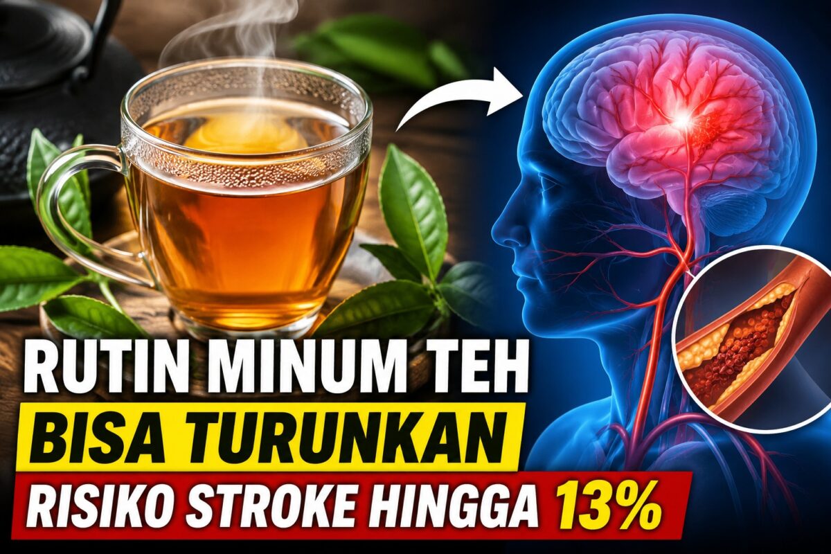 Manfaat Minum Teh Rutin Bantu Turunkan Risiko Stroke (Foto: ChatGPT)