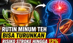 Manfaat Minum Teh Rutin Bantu Turunkan Risiko Stroke