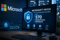 Microsoft Pecahkan Rekor Patch Keamanan, AI Berperan Temukan Ratusan Bug Windows (Foto: ChatGPT)