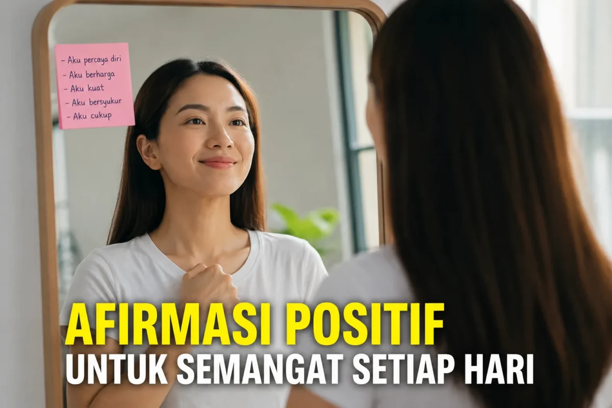 Afirmasi Positif Harian untuk Bangun Semangat Hidup (Foto: ChatGPT)