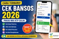 Status Penerima Bansos Tahap 3 Sudah Bisa Dicek, Cukup Masukkan NIK KTP (Foto: ChatGPT)