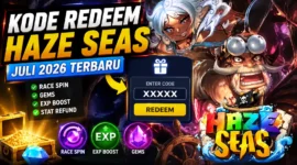 Klaim Kode Redeem Haze Seas Juli 2026 Sebelum Kedaluwarsa (Foto: ChatGPT)