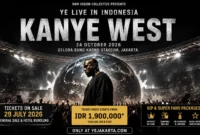Tiket Konser Kanye West Jakarta 2026 Resmi Dijual (Foto: ChatGPT)