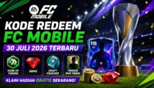 Kode Redeem FC Mobile 30 Juli 2026 Terbaru Sore Ini (Foto: Ai)