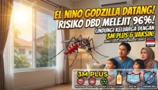 Waspada Risiko DBD Saat El Nino Godzilla Melanda Indonesia (Foto: Ai)